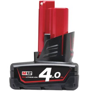 Milwaukee M12 B4 Redlithium-Ion 12V 4,0Ah Akumulatorska baterija M12 B4