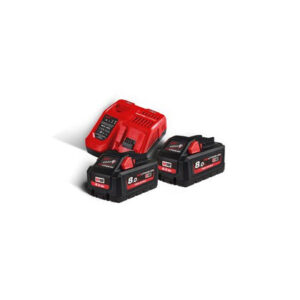 Milwaukee M18 HNRG-802 Set 2x akumulatorjev 8,0 Ah in polnilnik