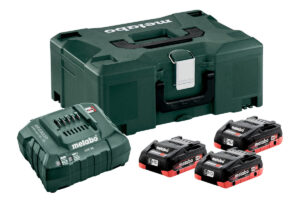 METABO SET 3 X LIHD 4,0 AH + METALOC (685133000)