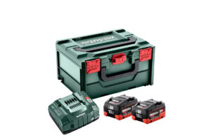 METABO BASIC SET 2X LIHD 10 AH + ASC 145 + METABOX (685142000)