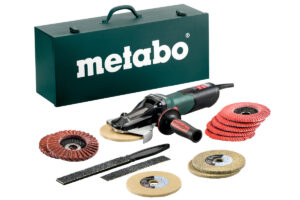 METABO WEVF 10-125 QUICK INOX SET (613080500) KOTNI BRUSILNIK Z ZOŽENIM VRATOM