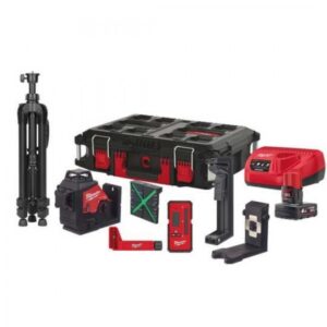 Milwaukee M12 3PLKIT-401P zeleni nivelirni 360 stopinjski laser